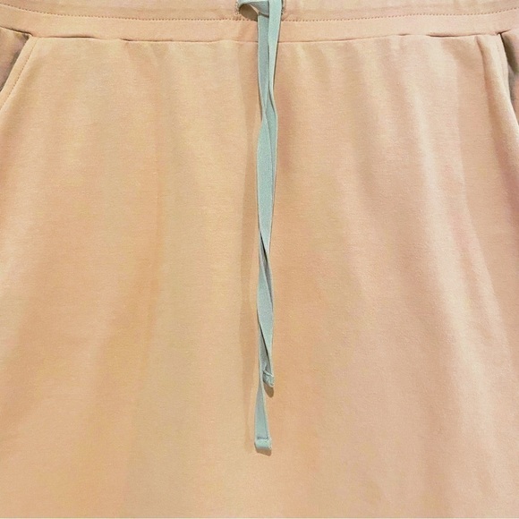 LOGO Lounge | French Terry Skirt Cotton Coral Pink Size Small - Picture 4 of 7